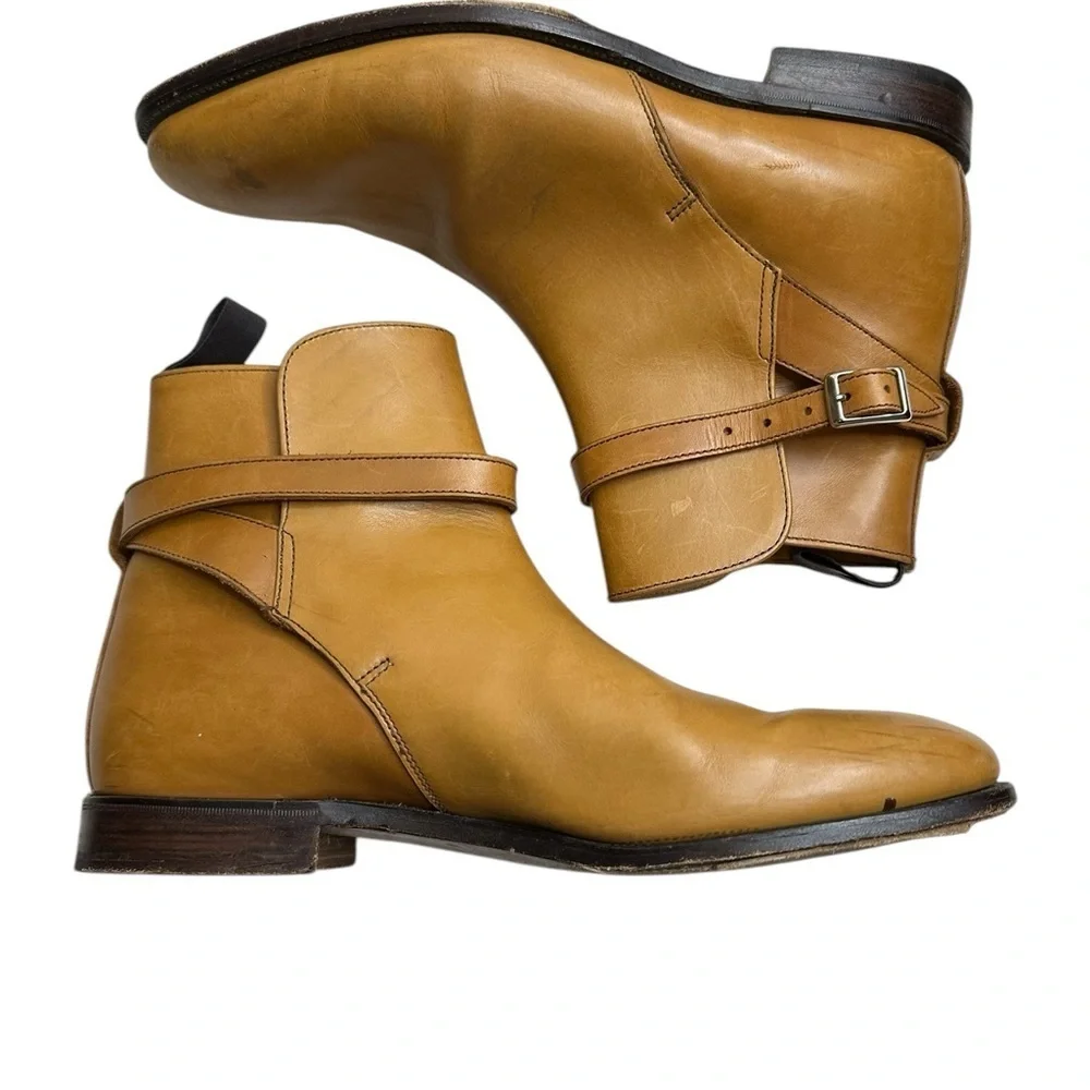 Tan Leather Men's Boots